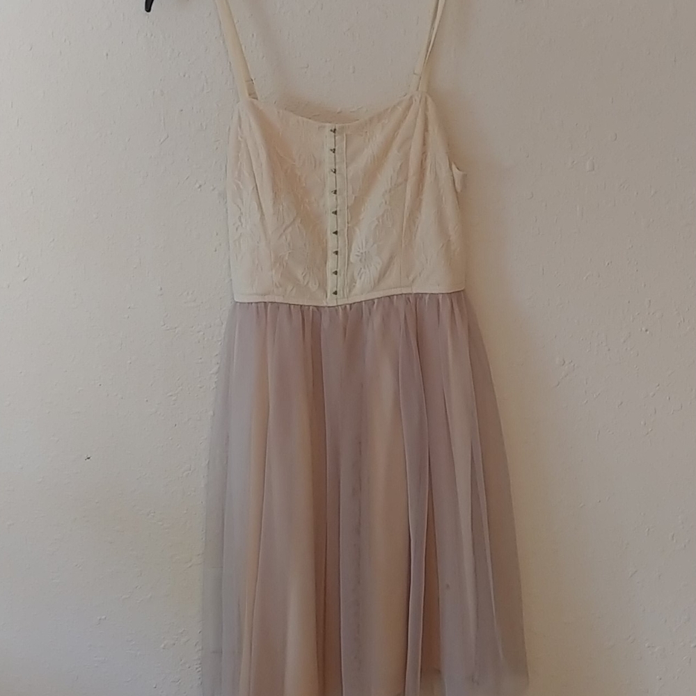 Soft Pink Dress with light Purple Skirt